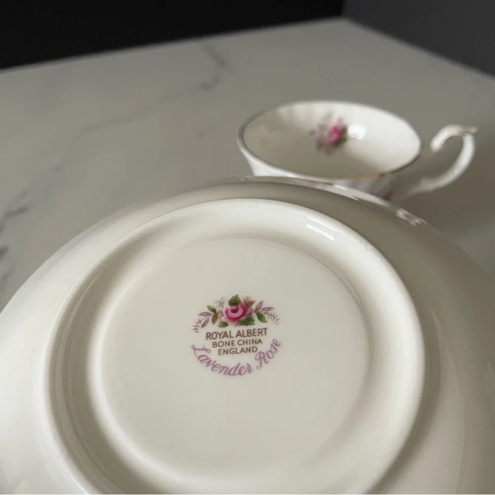 Lavender Rose Cup & Saucer by Royal Albert